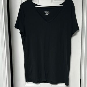 Merona Women's Black V-Neck Top